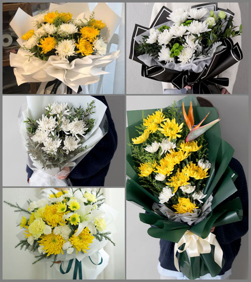 广东梅州市五华县周江镇狮潭村白事花束代送